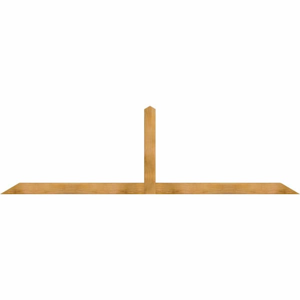 Ekena Millwork Portland Timber Gable Bracket, Western Red Cedar, 108"W x 31 1/2"H x 4"D x 4"F, 7/12 Pitch GBW108X31X0404POR00RWR - main